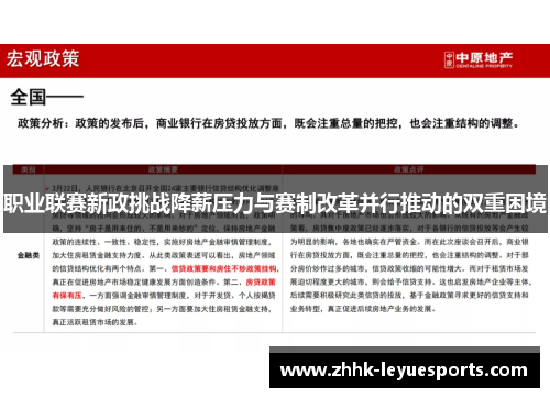 职业联赛新政挑战降薪压力与赛制改革并行推动的双重困境